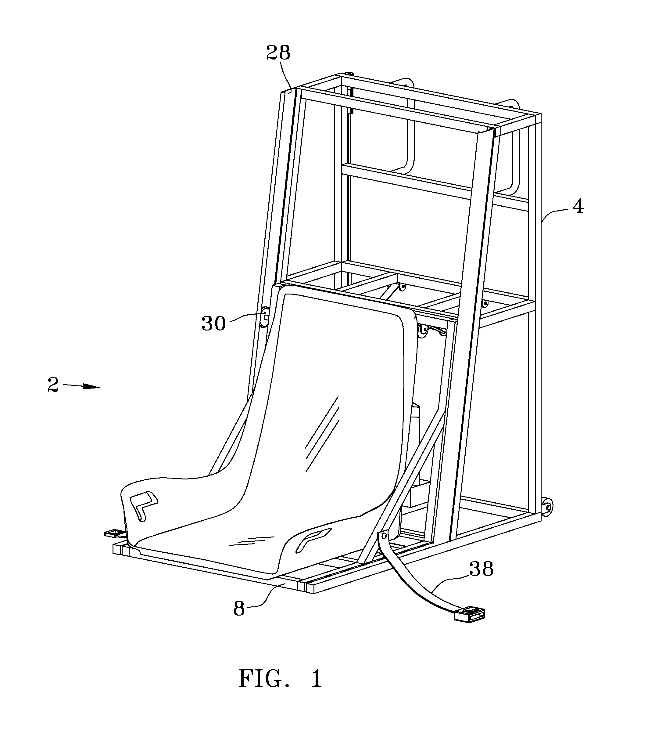 Medical emergency portable lift chair