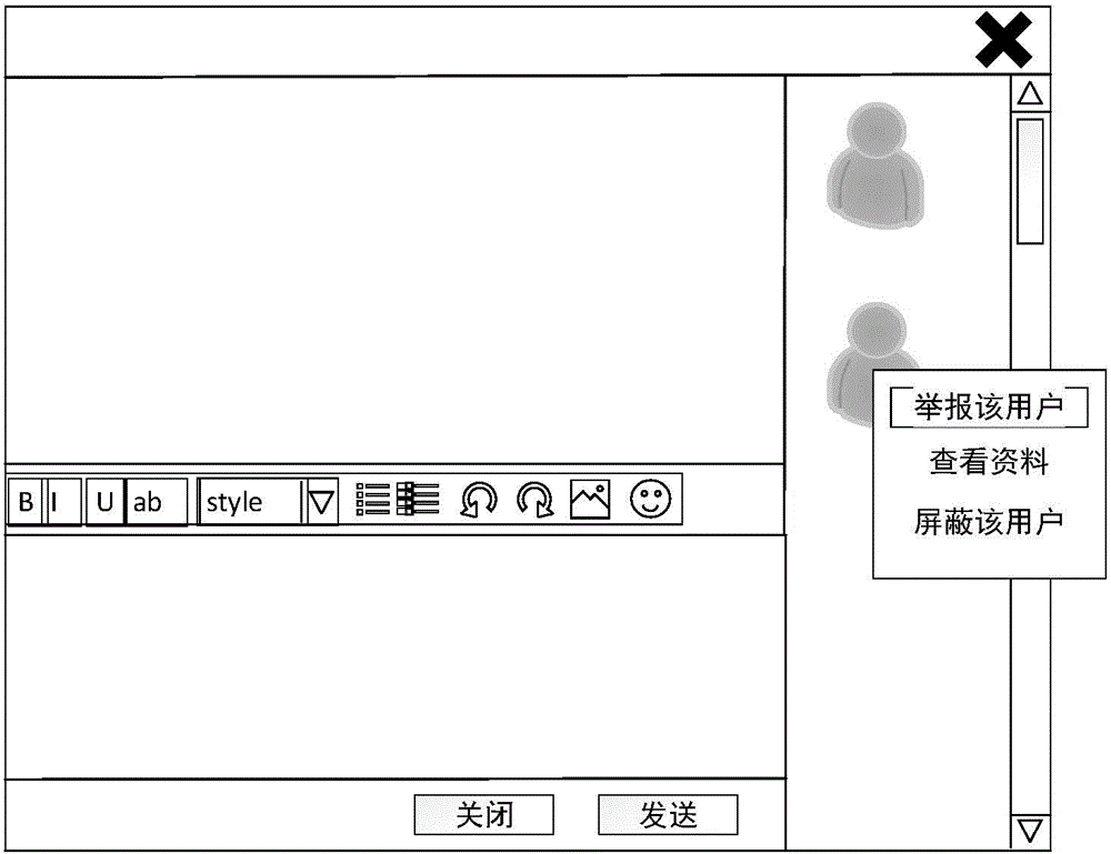 Malicious user reporting method and device, and reporting information processing method and device