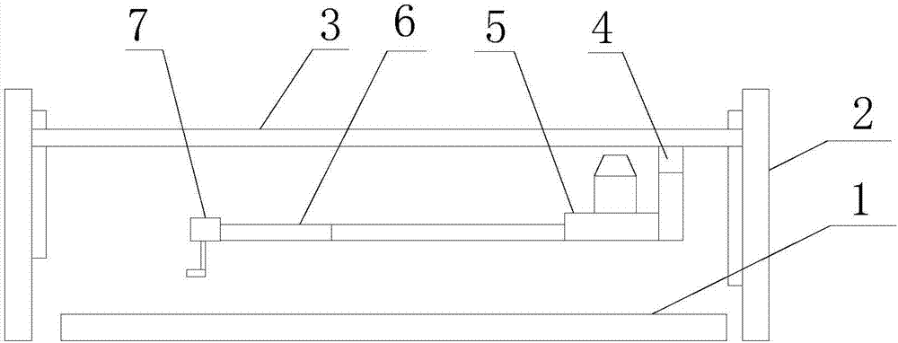 Automatic machining system for experiment table surface water blocking groove