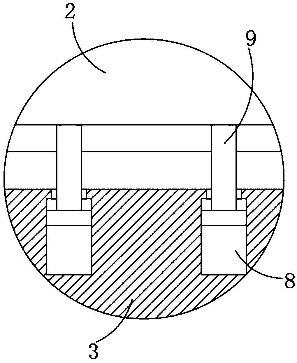 Building coating ingredient grinding device