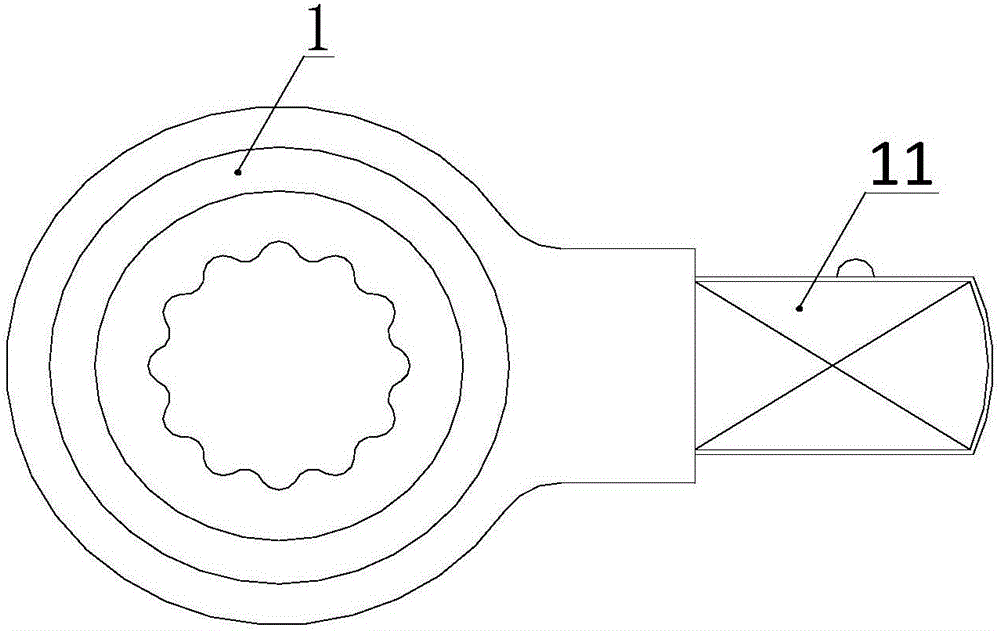 Bridge type wrench