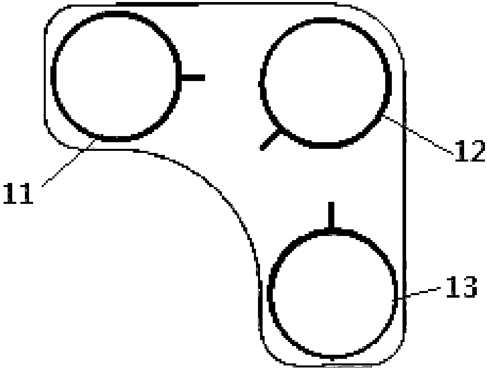 Irregular layout circularly polarized array antenna and feed method