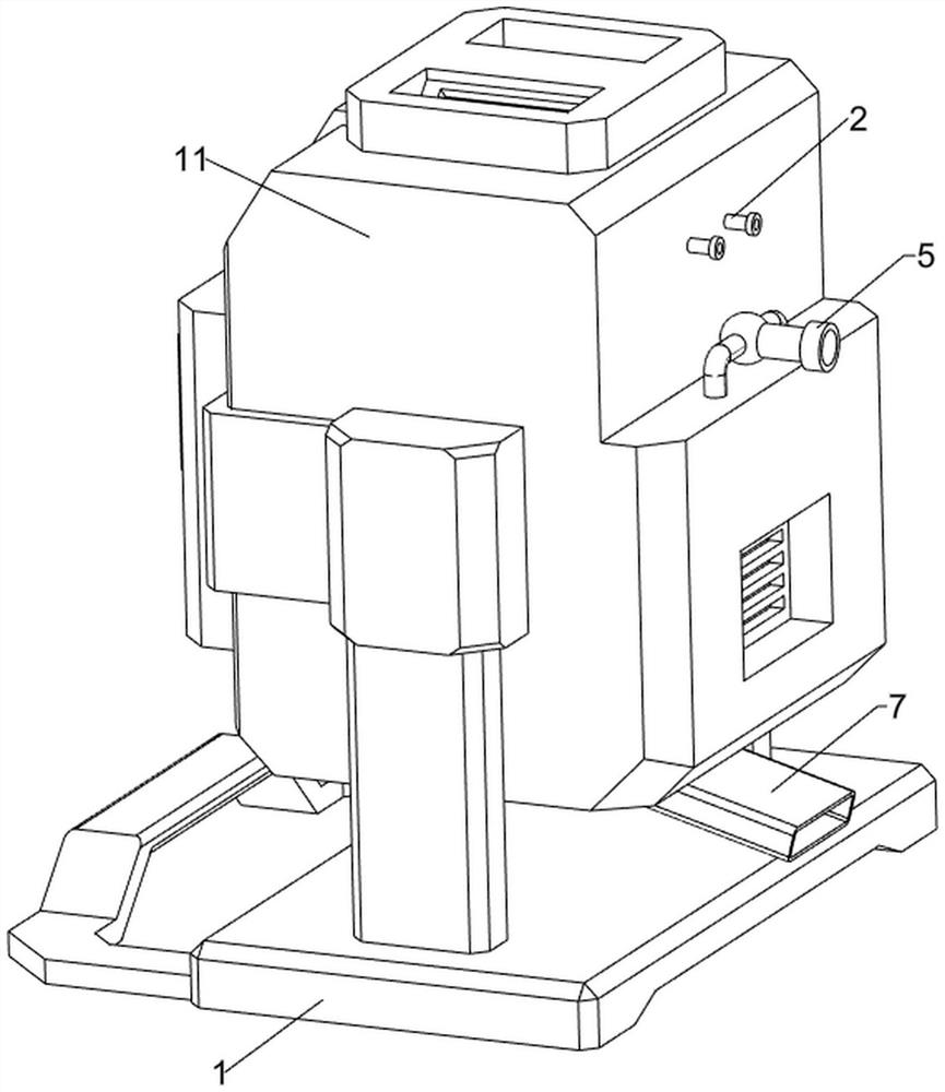 Paper pulp softening device for household paper processing