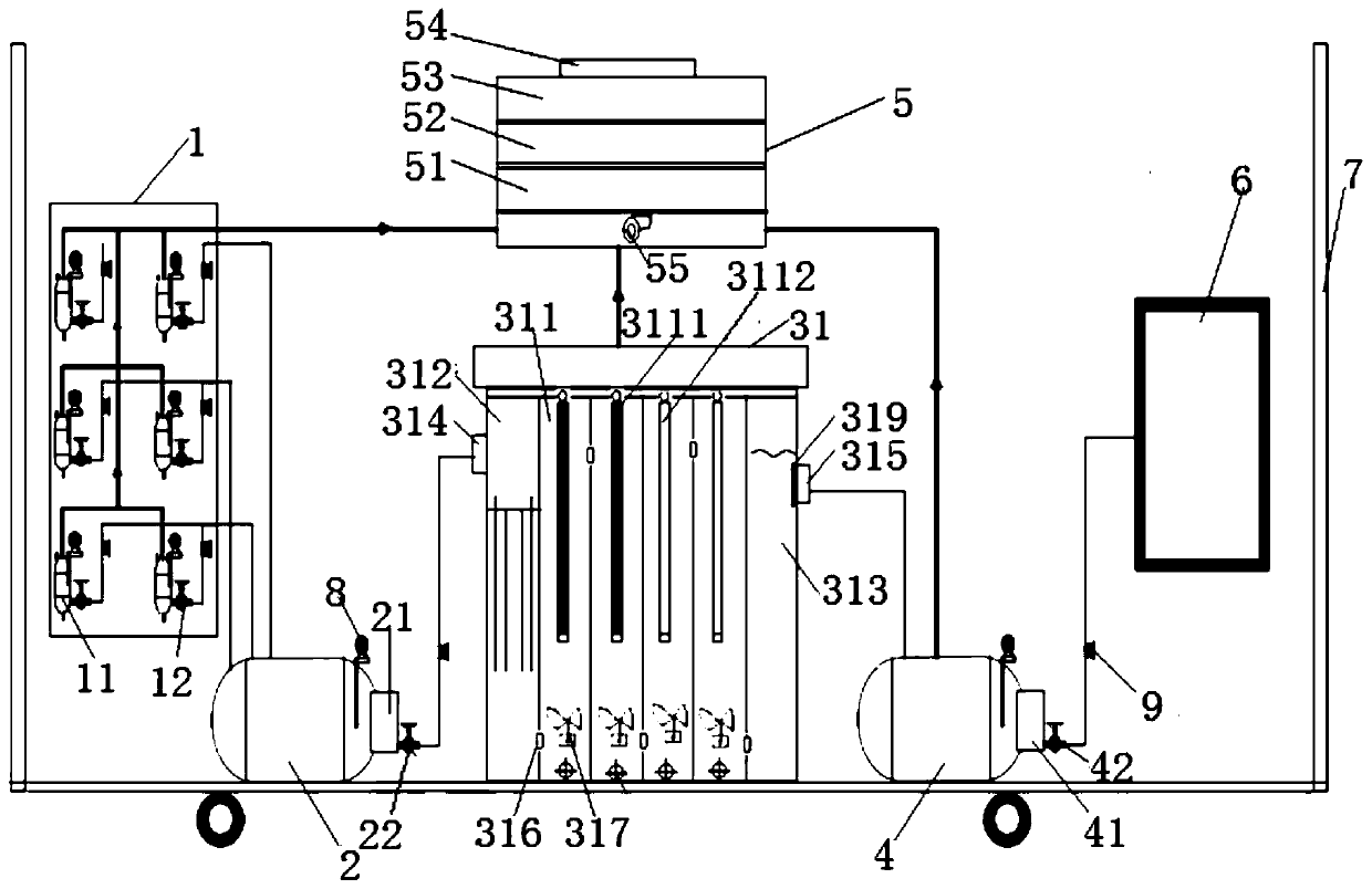 System and method for degrading biotoxicity in wastewater