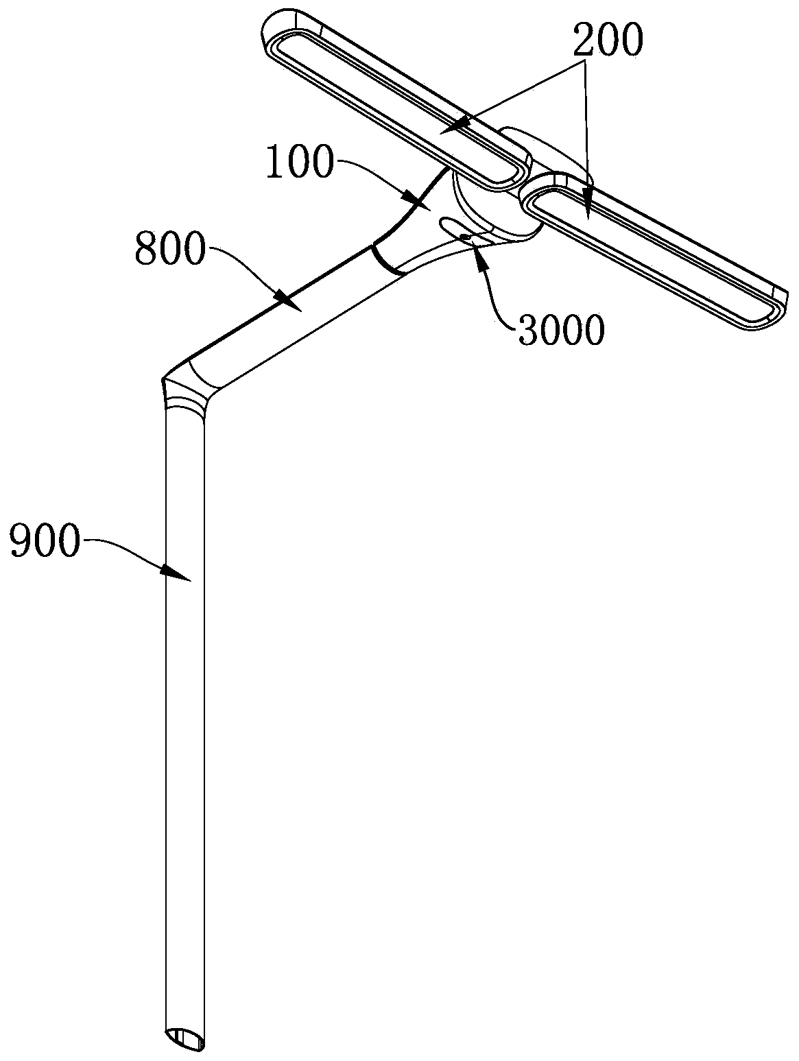 Angle-adjustable double-lamp-holder table lamp