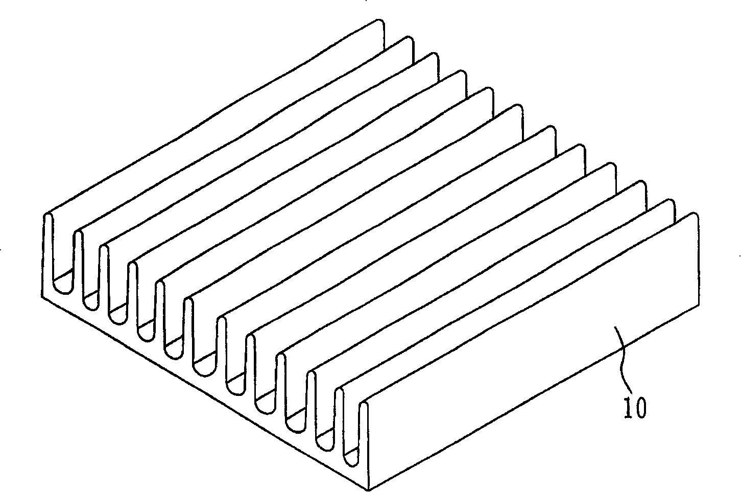 Heat radiation structure