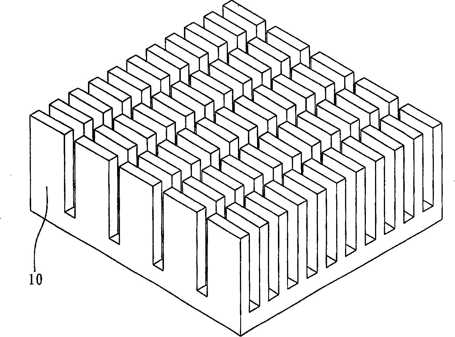 Heat radiation structure