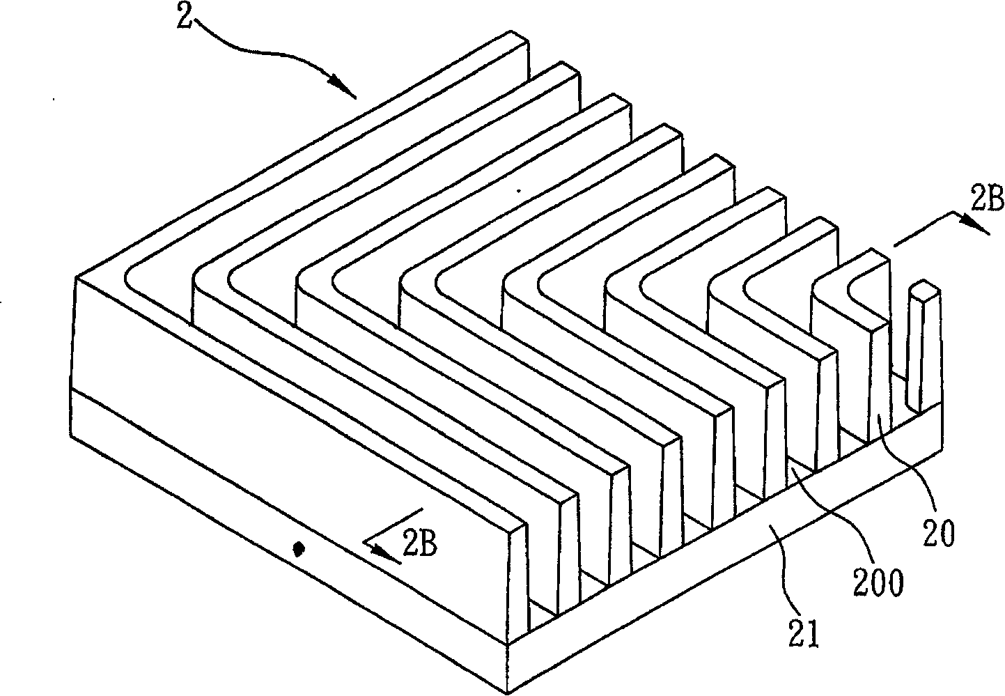 Heat radiation structure