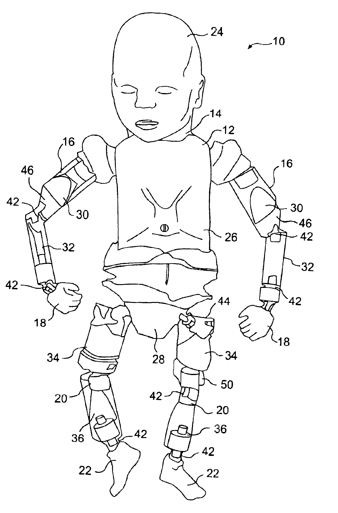 Manikin having a bio-simulating material and a method of making the same