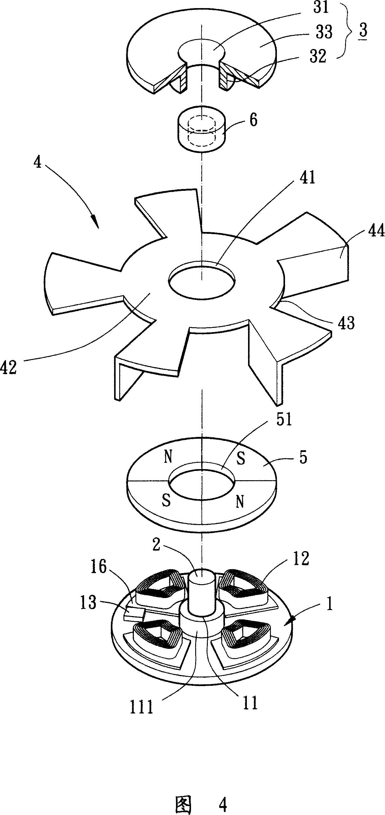 Super thin fan