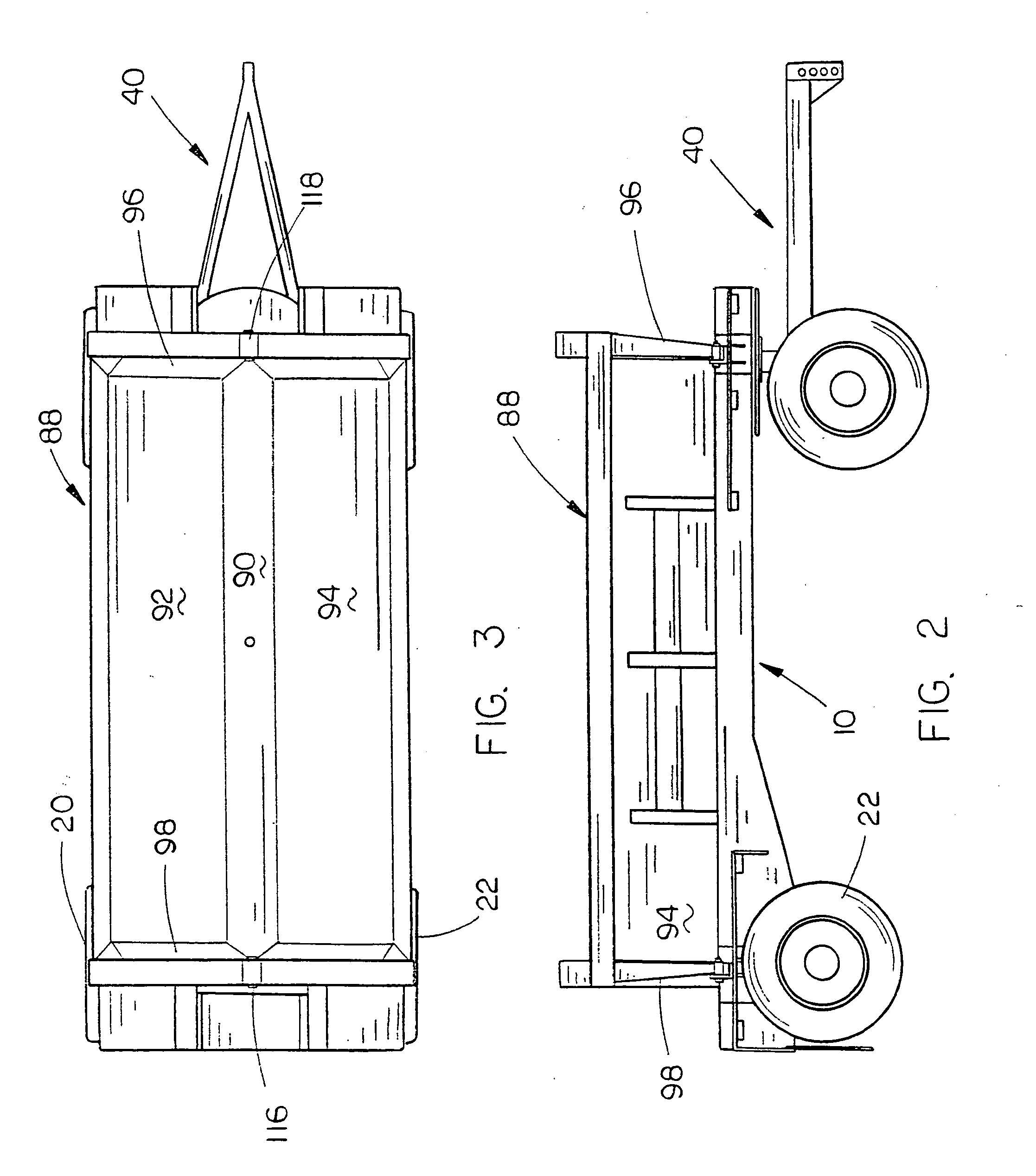 Mini sized side dump trailer