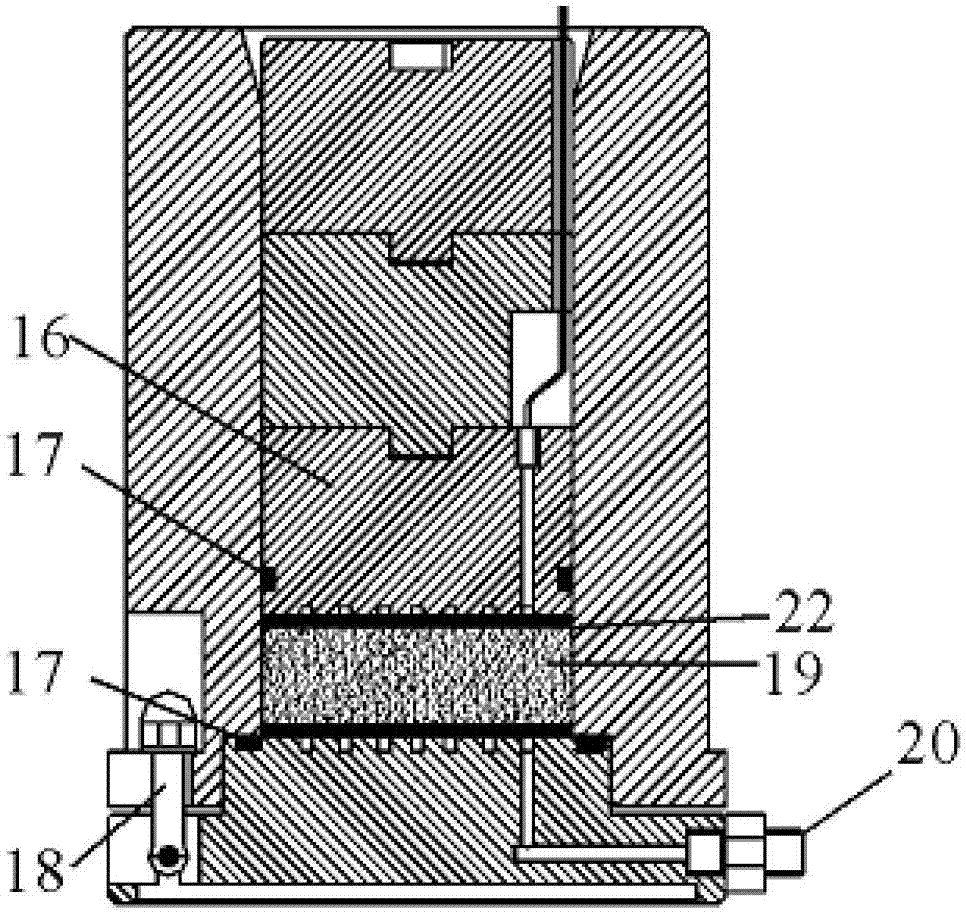 Strain type double-faced drainage squeezing instrument for pore water of ground