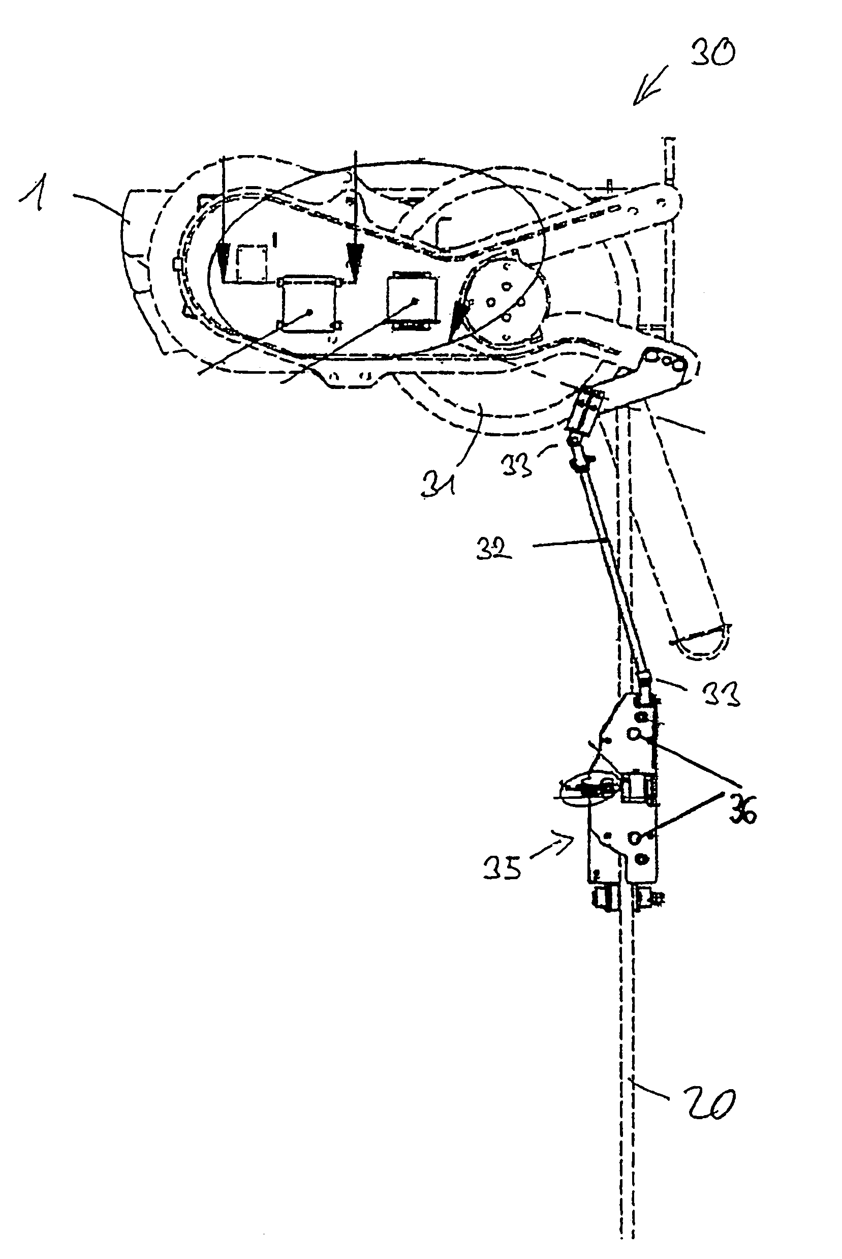 Crane control, crane and method