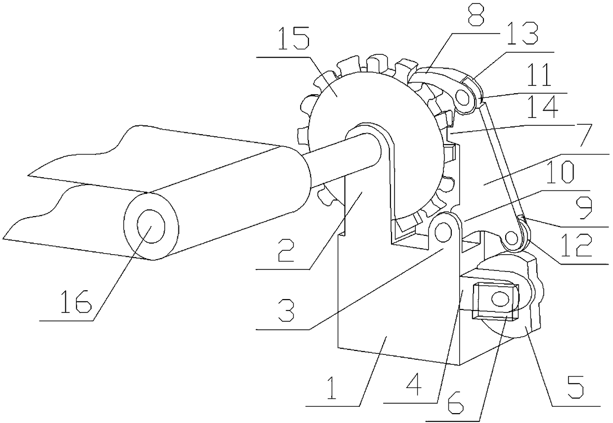 Woodpecker type step-by-step drive device