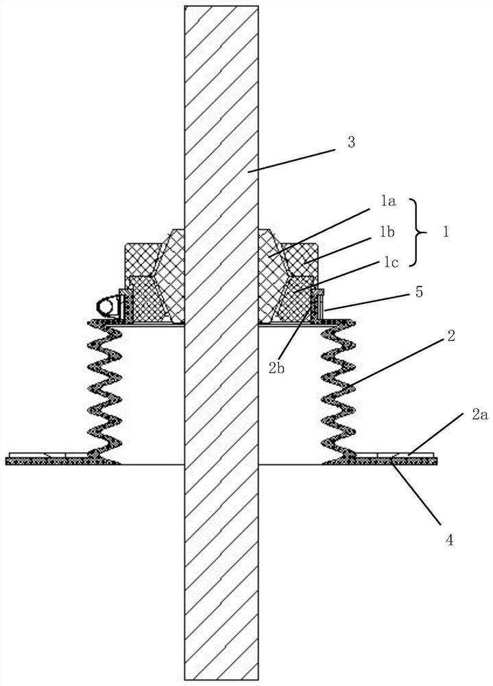 Dustproof cover structure of automobile steering transmission shaft