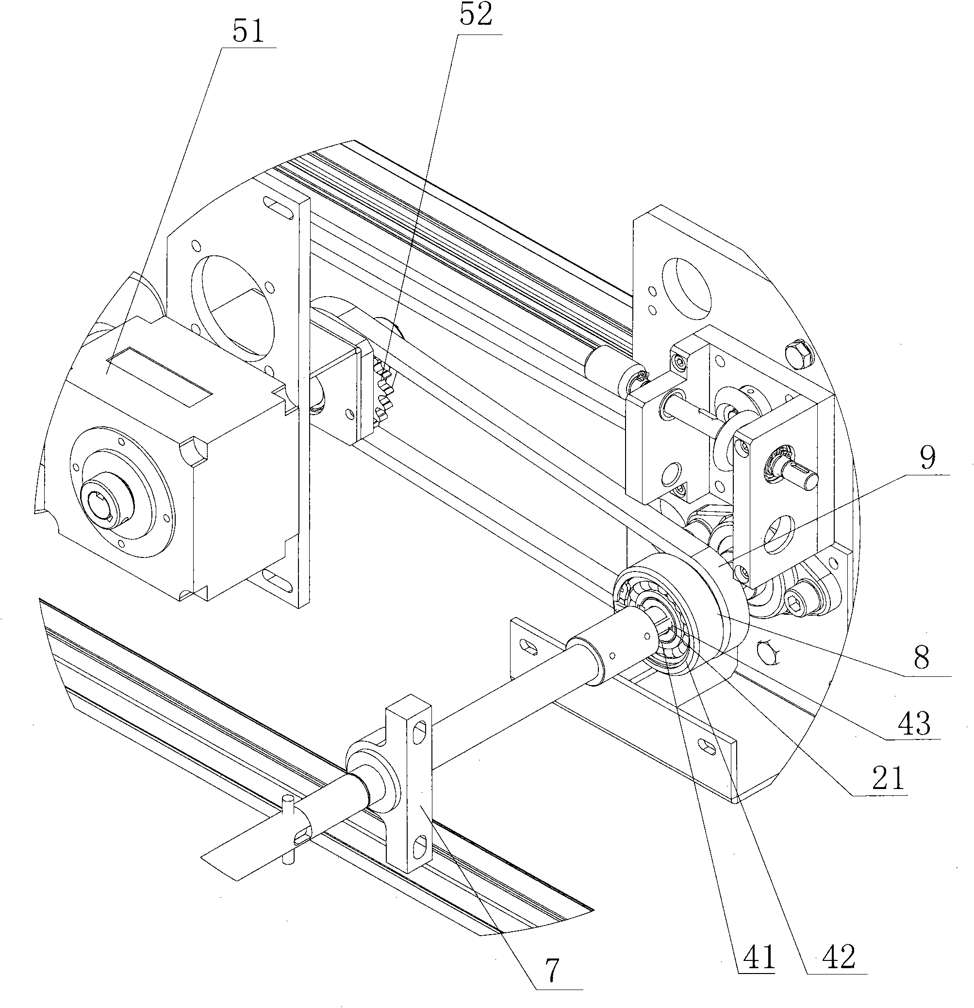 Manual board discharging device for reflow soldering furnaces