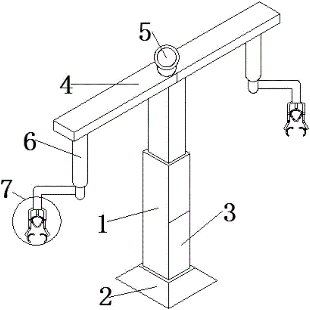 Mechanical automation accurate gripping device