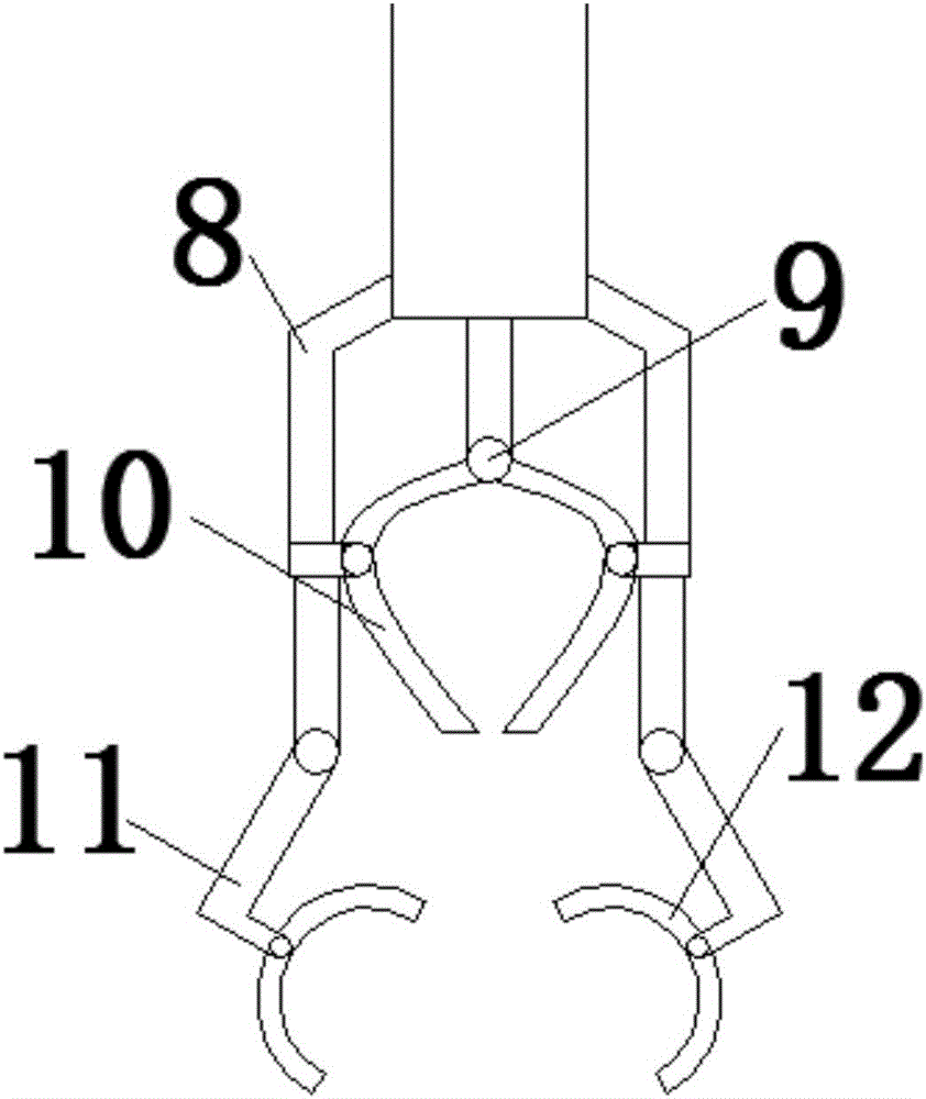 Mechanical automation accurate gripping device