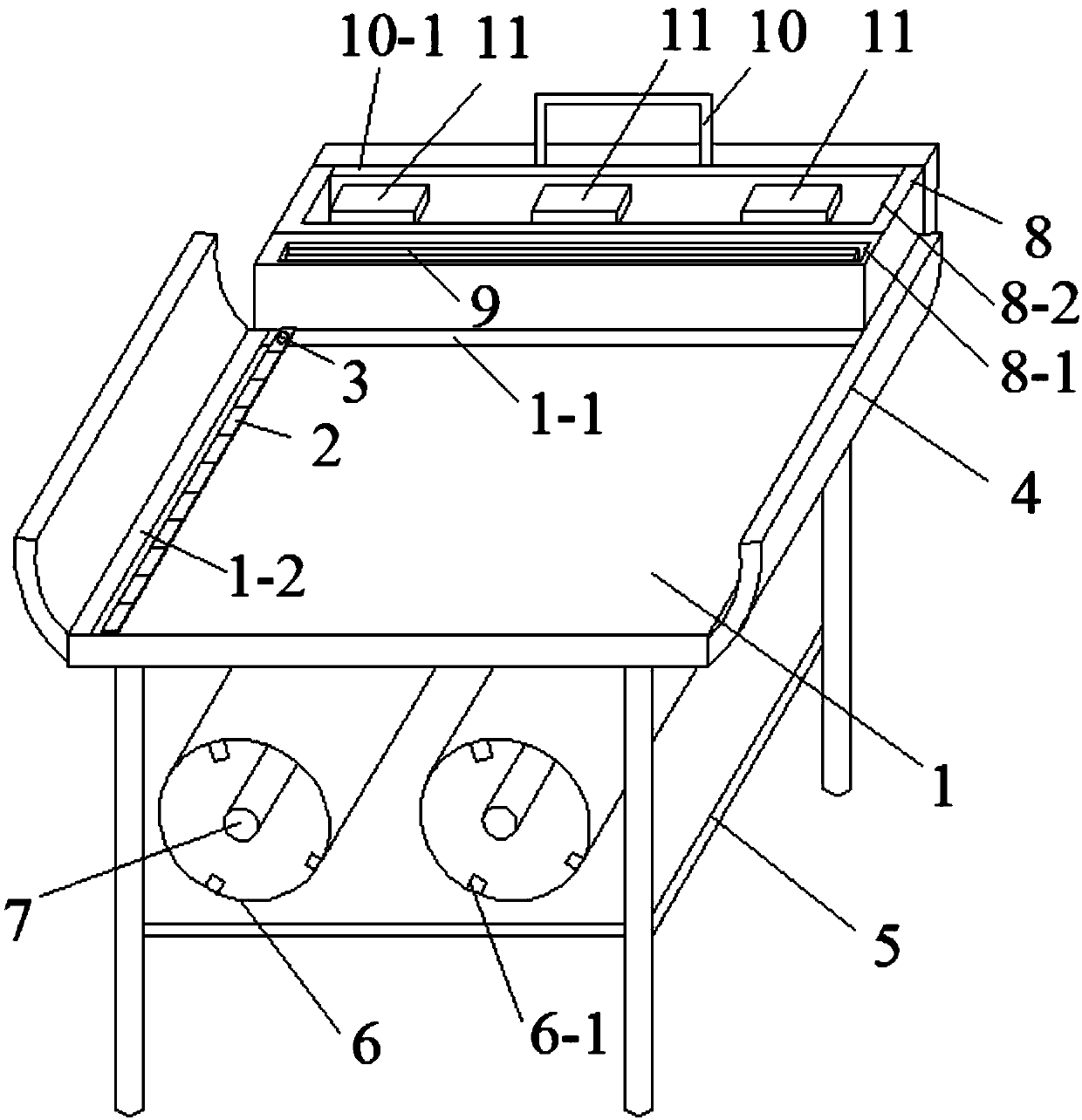 Multifunctional drawing device for environmental art design