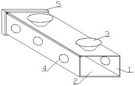 Cable threading box convenient for fixing