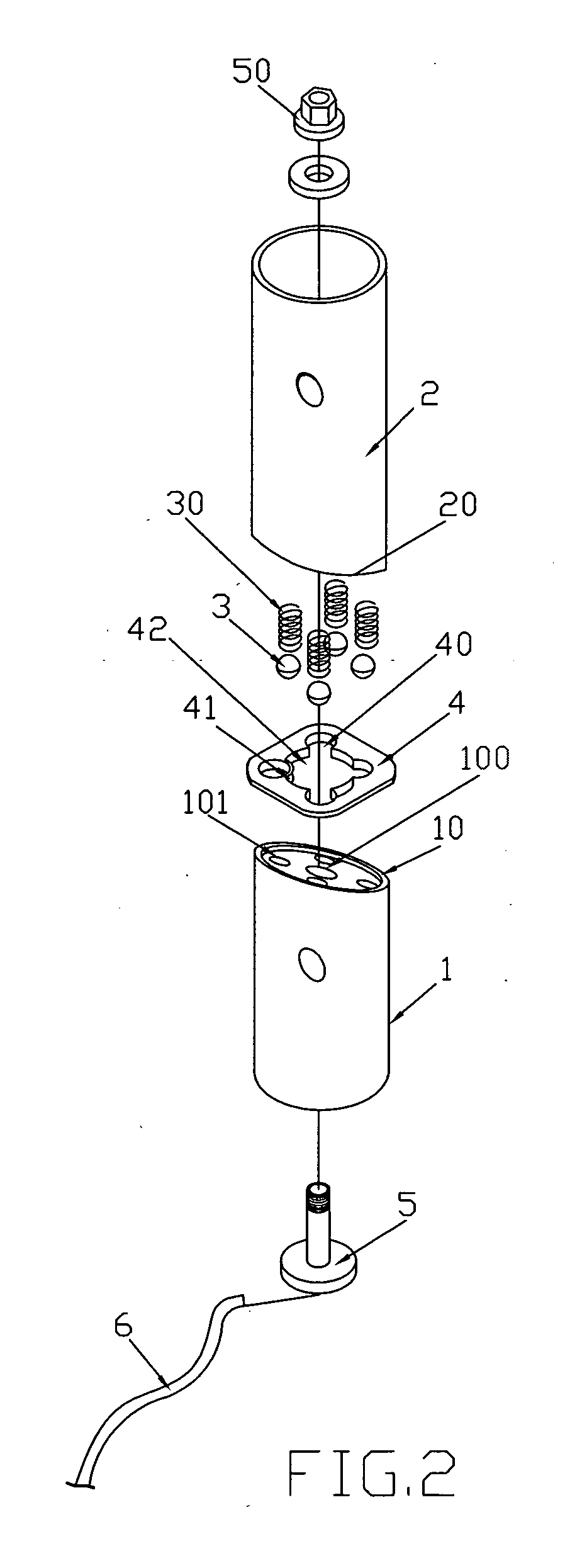 Angle adjustable shank for large-size umbrella