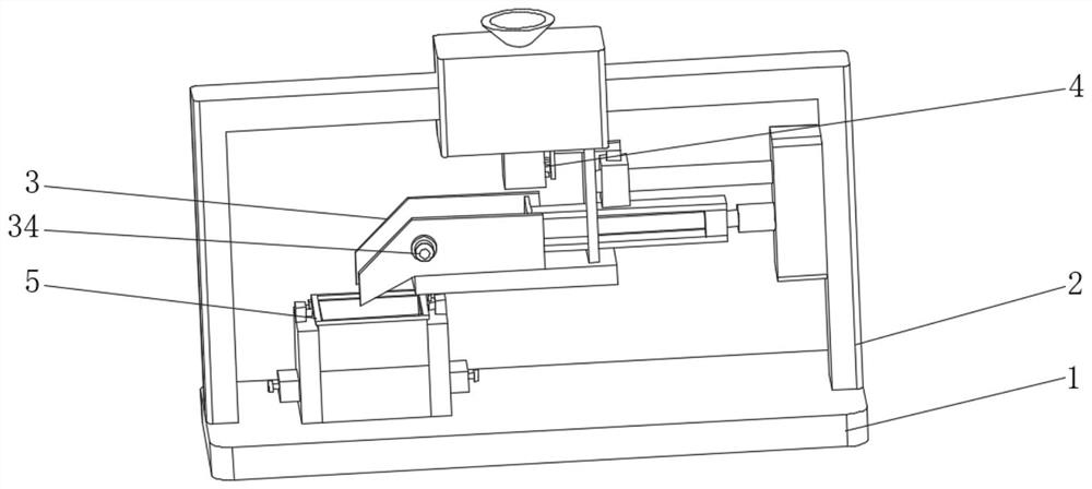 Cloth raw material wool opening device