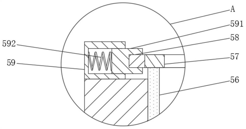 Cloth raw material wool opening device