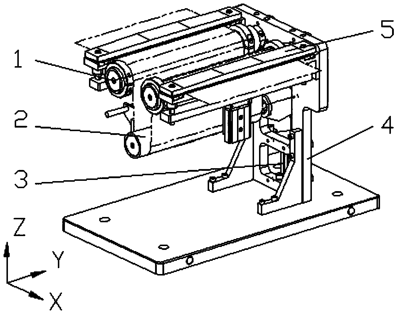 Float roll system with both rectification and tension controlling functions