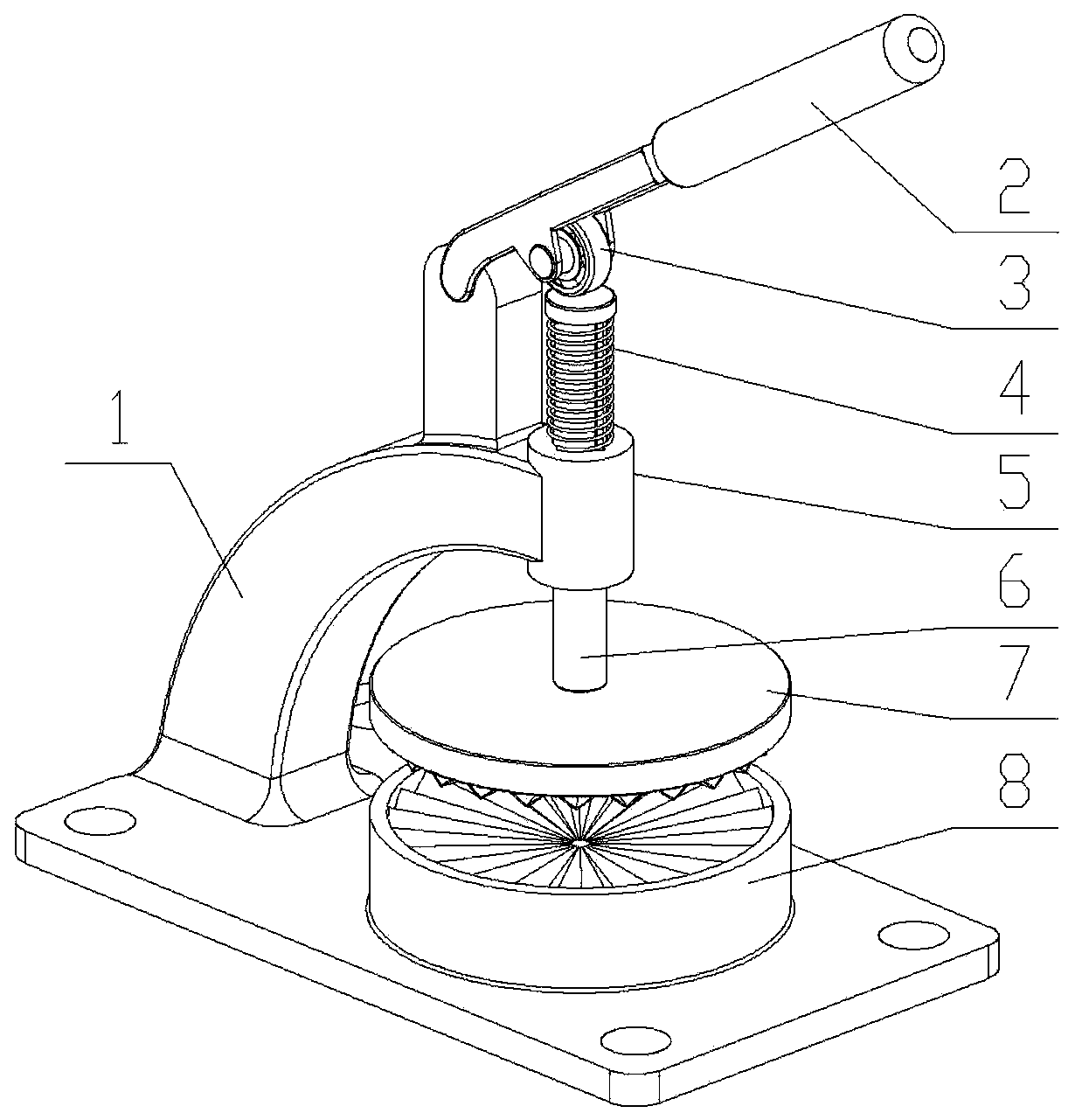 Device and method capable of rapidly folding filter paper