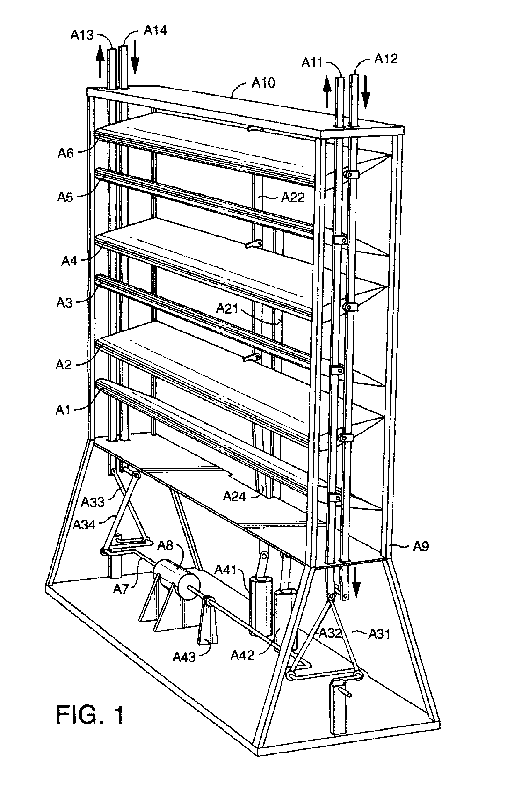 Reciprocating Wind-powered Transducer Employing Interleaved Airfoil Arrays