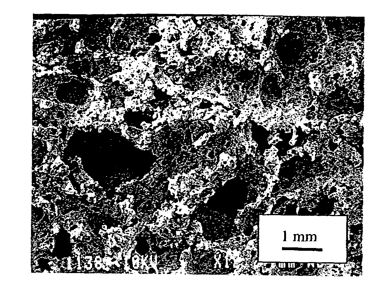 Method of making open cell material