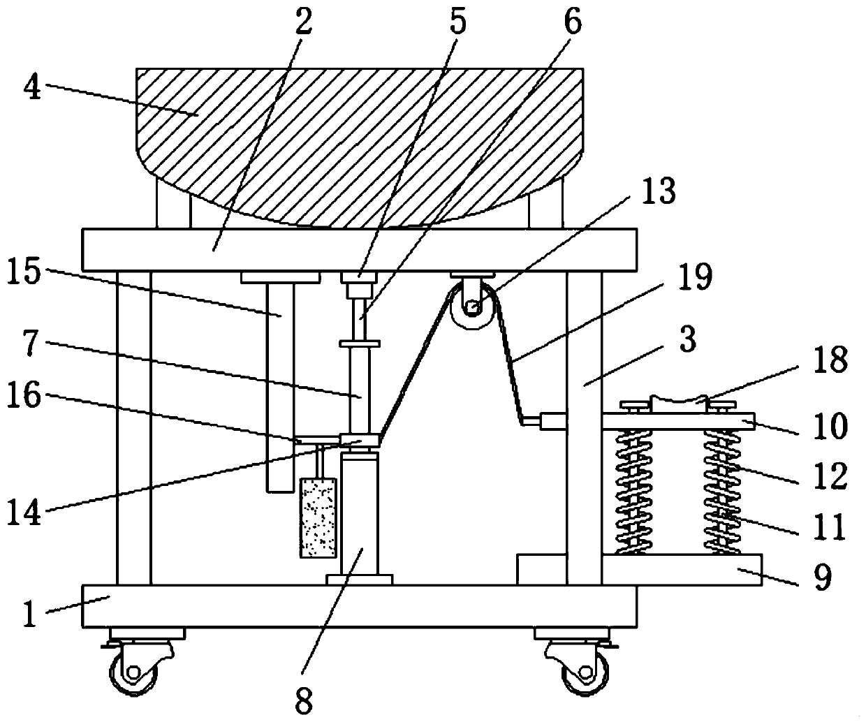 Lavage device for gastroenterology department