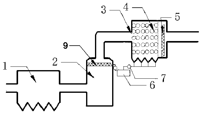 Dehumidification and emission reduction system and process of smoke of coal-fired power plant