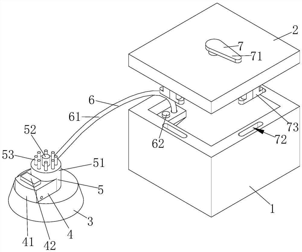 Telescopic temperature sensing probe convenient to adjust