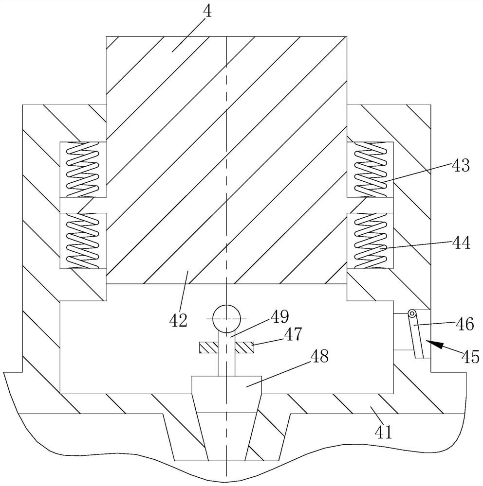 Telescopic temperature sensing probe convenient to adjust