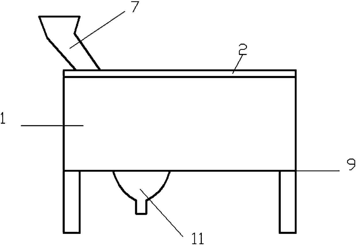 Laterally-vertical type grinder of calcium carbonate