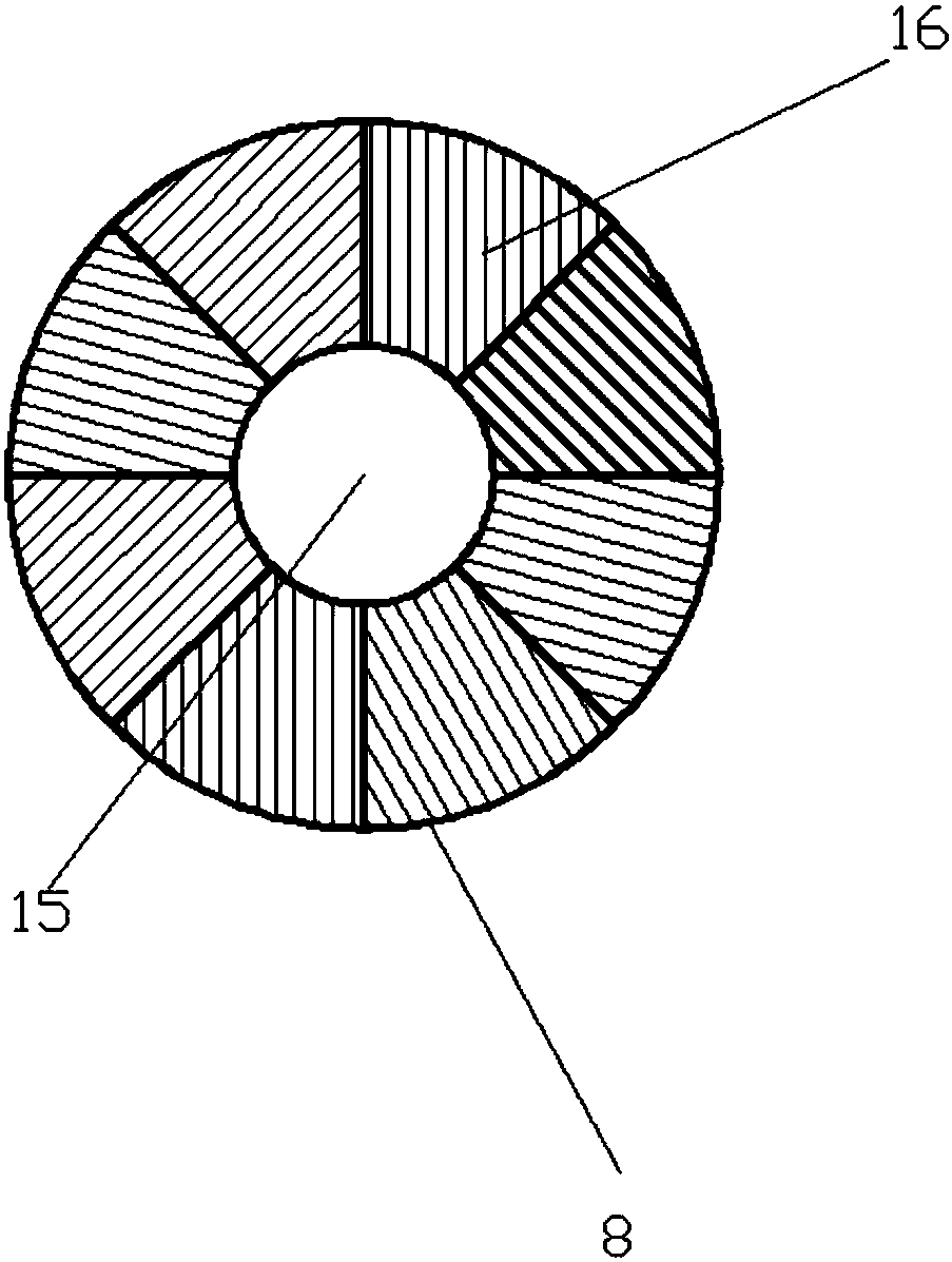 Laterally-vertical type grinder of calcium carbonate