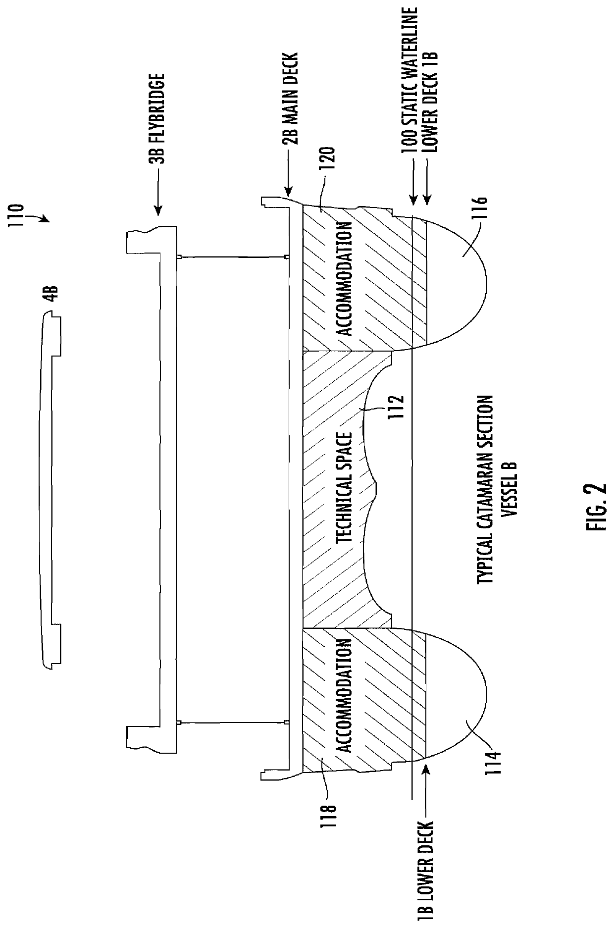 Full beam superstructure lower deck