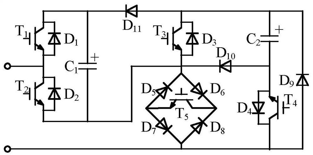 MMC sub-module with fault current blocking and self-voltage-sharing capabilities