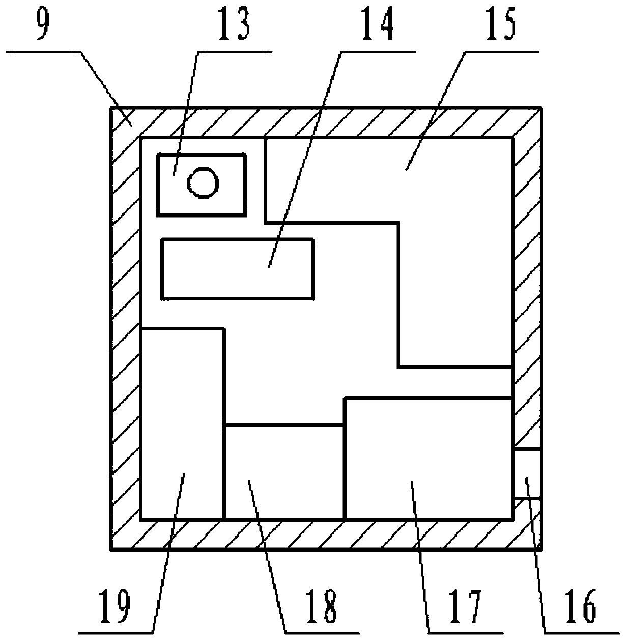 Rotatable solar panel support