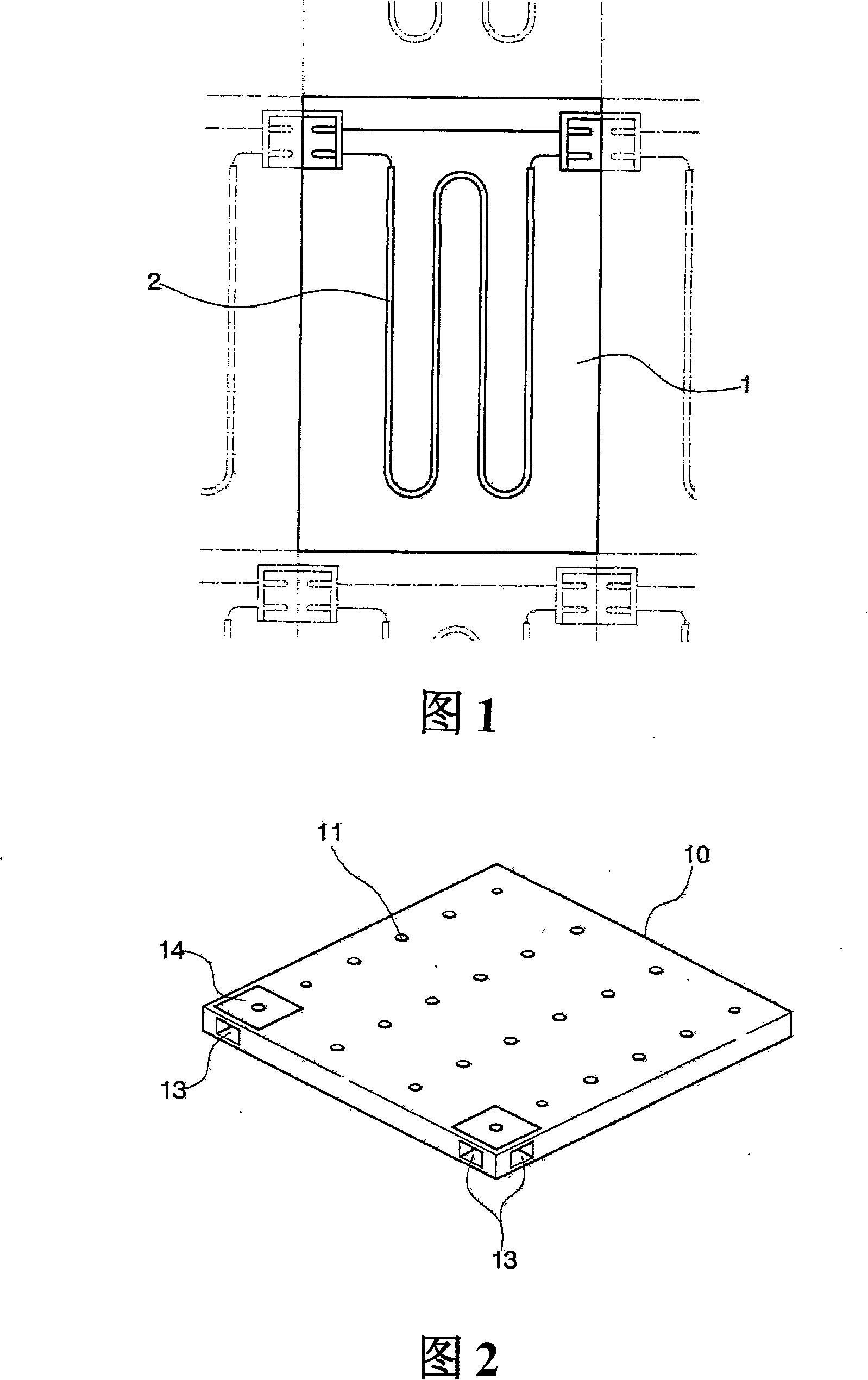 Minitype electric heating plate and manufacturing method thereof