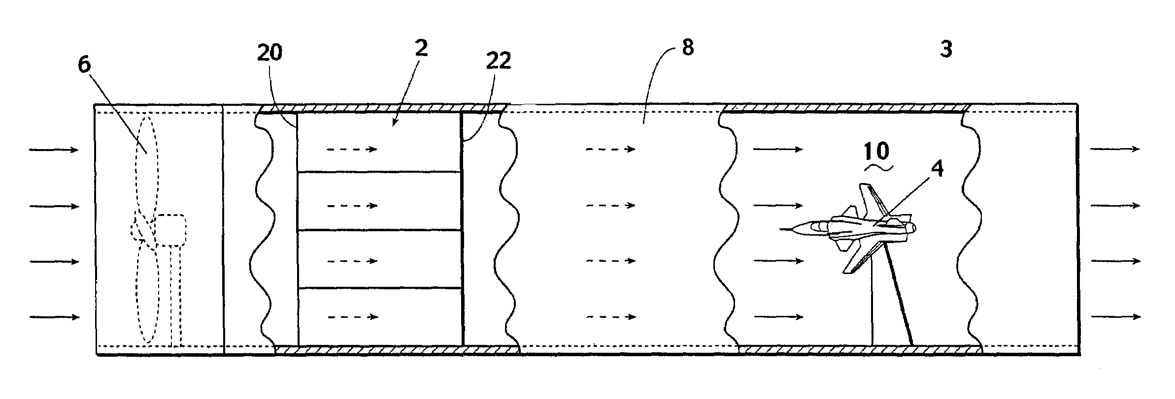 Structure and method for improving flow uniformity and reducing turbulence