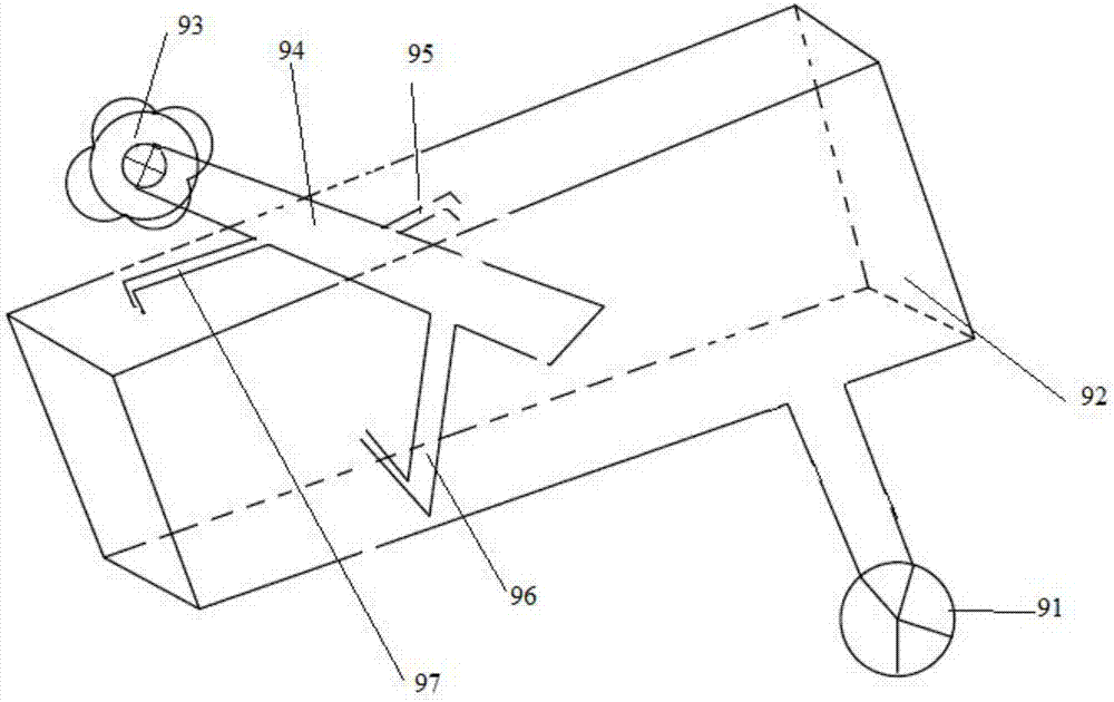 Processing system for high-mountain green tea