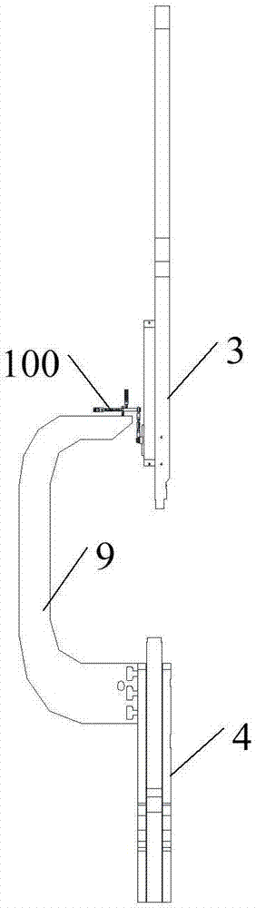 Rack deformation compensation device and bending machine