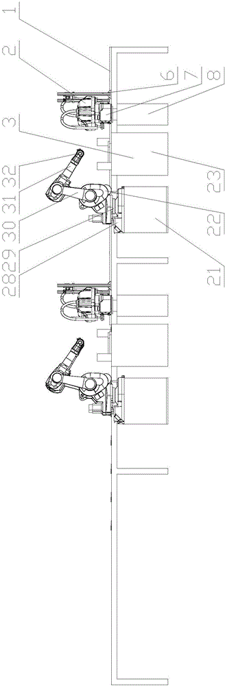 Automatic platform for plane polishing