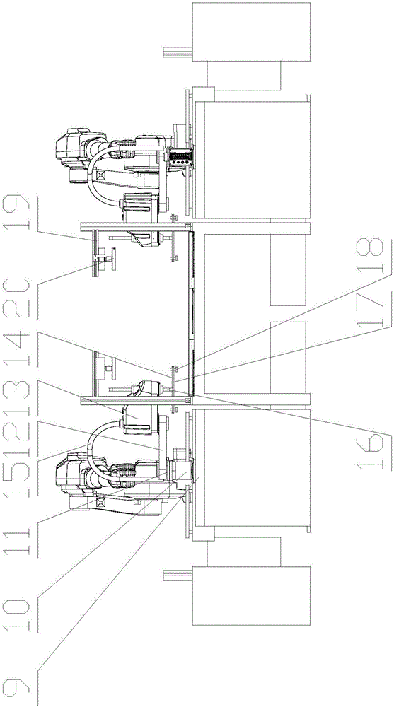 Automatic platform for plane polishing