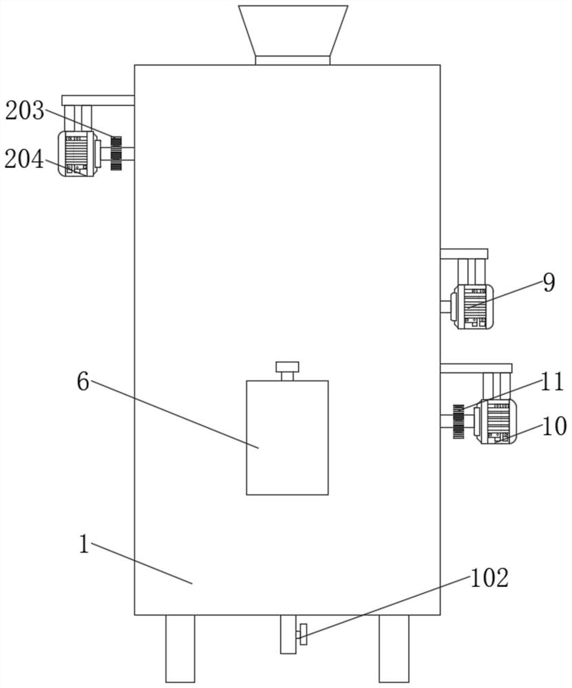 Equipment for cyclic regeneration of construction waste into garden soil and garden soil manufacturing process