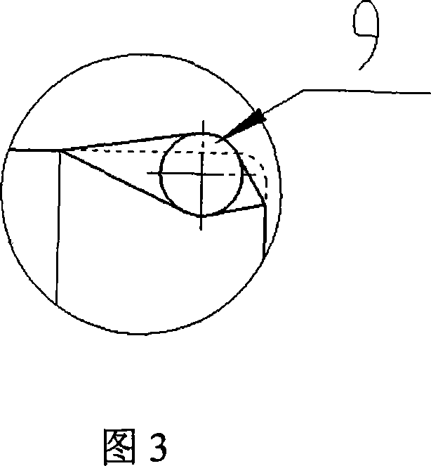 Method for packing the adhesive tape at the bottom of the lithium ion battery coil core and its device