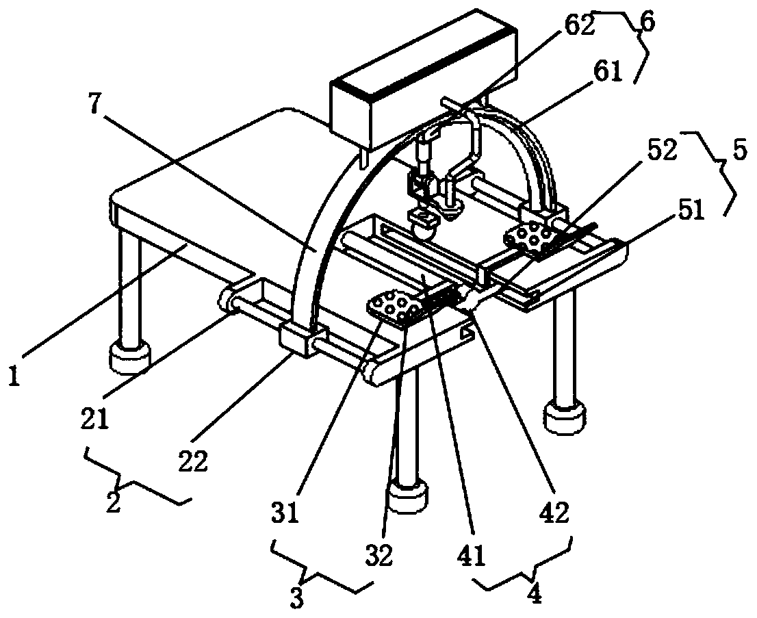 Clinical massaging device for lower limb in neurology department