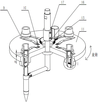 Single-sprayer multi-source biological 3D (three-dimension) printing device and method thereof